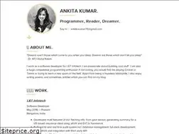 Sites similar to ankitakumar04.github.io