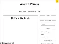 Sites similar to ankitataneja.com