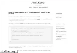 Sites similar to ankitkumar.in