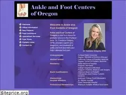 Sites similar to ankleandfootcentersoforegon.com