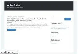 Sites similar to ankurshukla.com