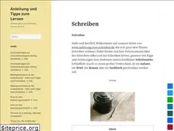 Sites similar to anleitung-zum-schreiben.de