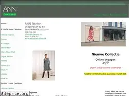 Sites similar to ann-fashion.be