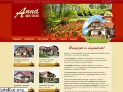 Sites similar to anna-apartman.hu