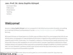 Sites similar to anna-kuempel.de