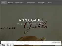 Sites similar to annagable.com