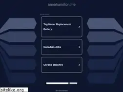 Sites similar to annahamilton.me
