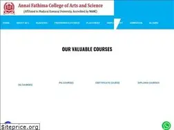 Sites similar to annaifathimacollege.edu.in