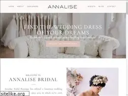 Sites similar to annalisebridal.com