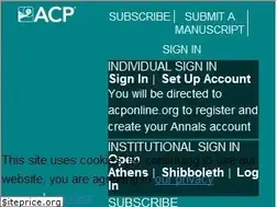 Sites similar to annals.org