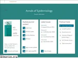 Sites similar to annalsofepidemiology.org