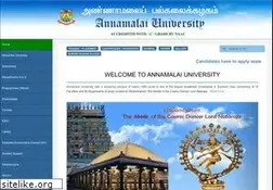Sites similar to annamalaiuniversity.ac.in
