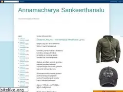 Sites similar to annamayyakeerthanalu.in
