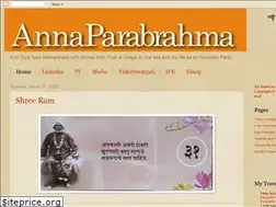 Sites similar to annaparabrahma.blogspot.com