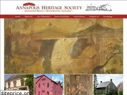 Sites similar to annapolisheritagesociety.com