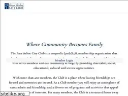 Sites similar to annarborcityclub.org