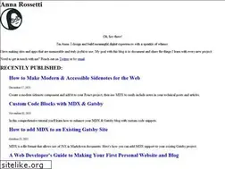 Sites similar to annarossetti.com