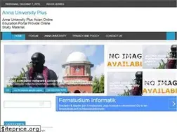 Sites similar to annauniversityplus.com
