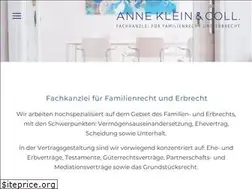 Sites similar to anne-klein-kanzlei.de