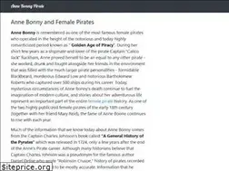 Sites similar to annebonnypirate.com