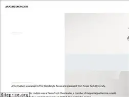Sites similar to annehudson.com
