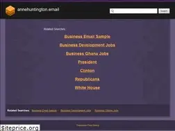 Sites similar to annehuntington.email