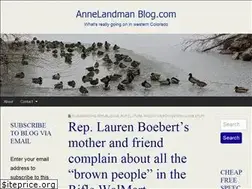 Sites similar to annelandmanblog.com