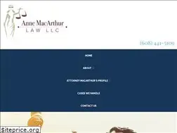 Sites similar to annemacarthurlaw.com