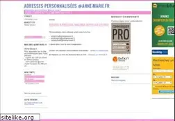 Sites similar to annemarie.fr