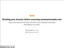 Sites similar to annemariewamba.com