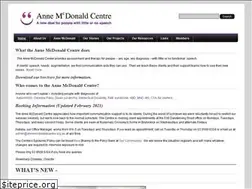 Sites similar to annemcdonaldcentre.org.au