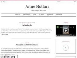 Sites similar to annenotlari.com