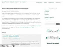 Sites similar to annettegymnasium.de