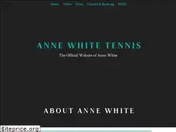 Sites similar to annewhitetennis.com
