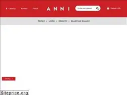 Sites similar to anni-trgovina.si