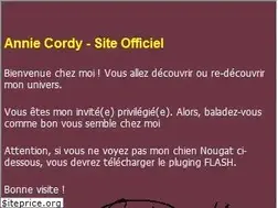 Sites similar to annie-cordy.com