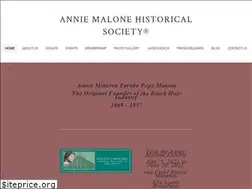 Sites similar to anniemalonehistoricalsociety.org
