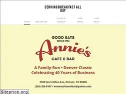 Sites similar to annies-cafe.com