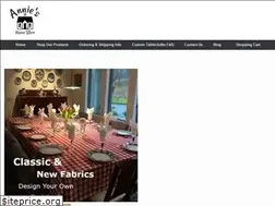 Sites similar to annieshomestore.com