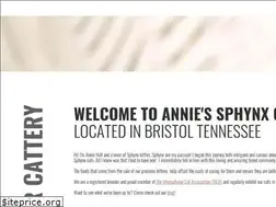 Sites similar to anniessphynxcattery.com
