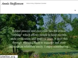 Sites similar to anniesteffenson.com