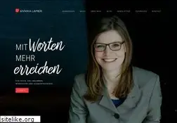 Sites similar to annika-lamer.de