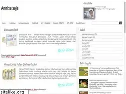 Sites similar to annisa-saja.blogspot.com