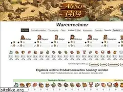 Sites similar to anno1404-rechner.de