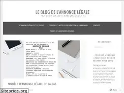 Sites similar to annonce-legale-le-blog.com