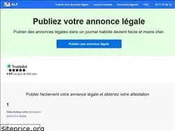 Sites similar to annonces-legales-faciles.com