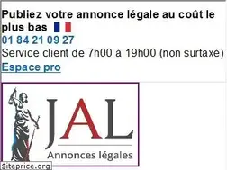 Sites similar to annonces-legales.fr