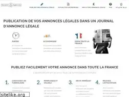 Sites similar to annonces-legales.org