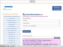 Sites similar to annoncesparamedicales.com