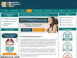 Sites similar to annotatedbibliographyapa.net